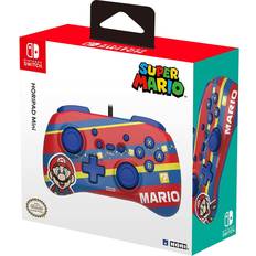Switch controller mario Game Controllers Hori Horipad Mini Controller - Super Mario (Nintendo Switch) - Blue/Red