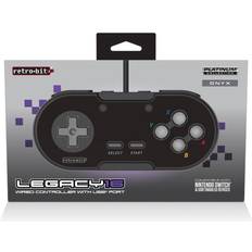 Retro-Bit Game-Controllers Retro-Bit Legacy16 Wired USB Controller (PC/Switch) - Onyx
