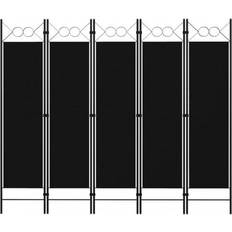 vidaXL 5 Panel Romavdeler 200x180cm