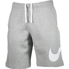 Men Shorts Nike Sportswear Club Men's Graphic Shorts - Dark Grey Heather/White