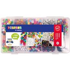 PlayBox Kreativitet & hobby PlayBox Plastpärlor i förvaringsbox