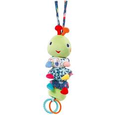 Fehn Spilledåser Fehn 055122 Colour Friends Caterpillar Music Box – Cuddly Baby Music Box with Integrated & Washable Music Box Lift – Melody: Brahm's Lullaby – For Babies from 0 Months – Size: 24 cm