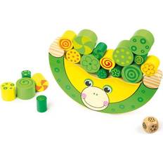 Tre Balanseleker Small Foot 11058 wooden balancing game frog, educational game, motoric toy and balancing game in one, from 3 years on
