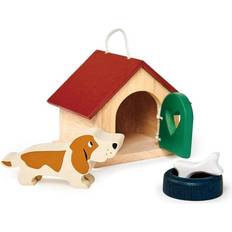 Dogs Play Set Tender Leaf Dog Set for Dollhouse