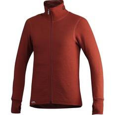 Herre - Røde Overdeler Woolpower Full Zip Jacket 400 Unisex - Autumn Red
