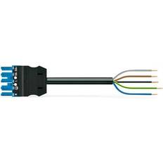 Wago Winsta Connecting cable 2m hf eca socket/open-ended blue