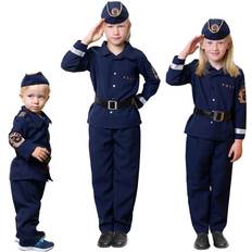 Over hele verden Kostymer & Klær Wilbers Karnaval Swedish Police Children's Costume