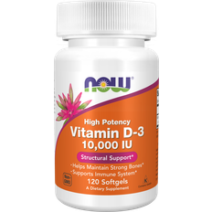Now Foods Vitamins & Supplements Now Foods Vitamin D-3 10000iu 120 pcs