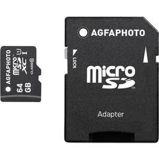 64 GB - SD Minnekort AGFAPHOTO MicroSDXC Class 10 64GB