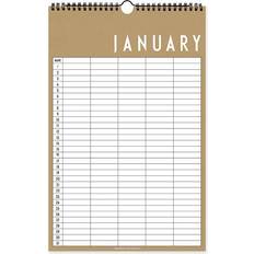 Måned Kalendere Design Letters Monthly Planner