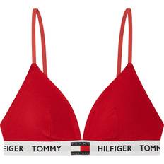 Tommy Hilfiger Organic Cotton Padded Triangle Bra - Tango Red