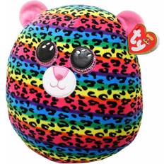 Leoparden Stofftiere TY squish a boo dot the leopard plush cushion