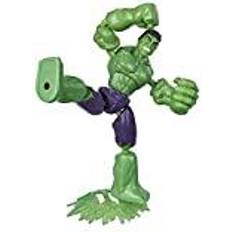 Hasbro Avengers E7871 Marvel Bend and Flex Action, 6-Inch Flexible Hulk Figure, Includes Blast Accessory, Ages 4 and Up