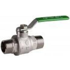 PETTINAROLI M x m heavyduty fullway ball valve green steel lever tea t