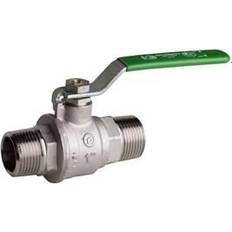 PETTINAROLI M x m heavyduty fullway ball valve green steel lever tea t