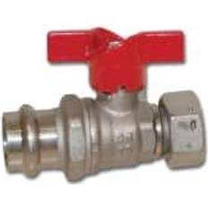 PETTINAROLI ball valve with press fitting and end swivel 22