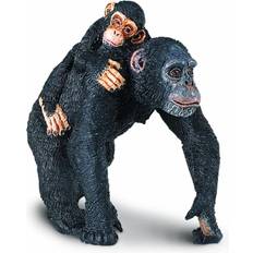 Affen Figurinen Safari Chimpanzee with Baby
