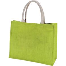 Green Beach Bags KiMood Jute Beach Bag - Lime