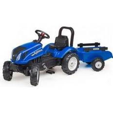 Plastic Pedal Cars Falk New Holland Tractor with Trailer