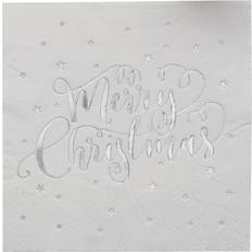Ginger Ray Paper Napkins Merry Christmas 20-pack