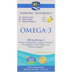 Fatty Acids Nordic Naturals Omega-3 690mg. Lemon