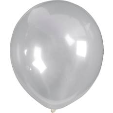 Creotime Balloons, round, D: 23 cm, transparent, 10 pc/ 1 pack