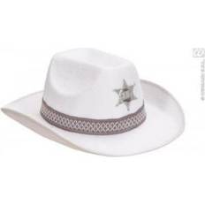 Widmann Sheriff Felt White Sheriff Hats Caps & Headwear for Fancy Dress Costumes Accessory