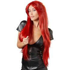 Damer Kostymer Orion Wigged Love Miranda Red Wig