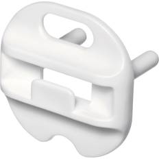 Reer Socket Cap with Key, 6 1 Pieces, White, The Original from The Inventor of The Socket Protector