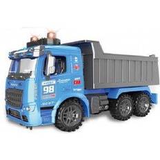 Lys Lastebiler Toymax Lastbil med Tippvagn, Ljus och Ljud 1:14, Blå