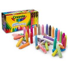 Plastic Sidewalk Chalk Crayola Washable Sidewalk Chalk-64 Colors Including 8 W/Special Effects