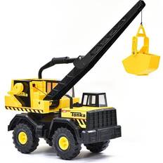 Plastic Toy Vehicles Tonka 6084 Steel Classics Mighty Crane, Construction Truck Toy for Children, Kids Construction Toys for Boys and Girls, Interactive Vehicle Toys for Creative Play, Toy Trucks for Children Aged 3