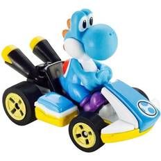 Toy Vehicles Hot Wheels Mattel Mario Kart Light-Blue Yoshi
