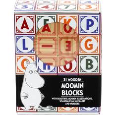 Barbo Toys Moomin Wooden Blocks Aktivitetsleksaker