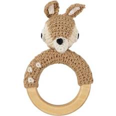 Sebra Rasseln Sebra Crochet Baby Deer Rattle