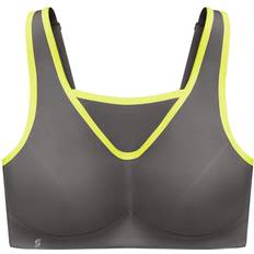 Sports Bras - Sportswear Garment Glamorise No-Bounce Camisole Sports Bra Plus Size - Gray/Yellow