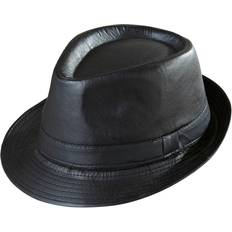 Tyver & Banditter Hatter Widmann Gangster Hat in Leather Look