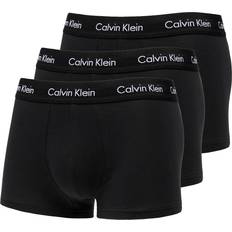 Calvin Klein Men's Underwear Calvin Klein Cotton Stretch Low Rise Trunks 3-pack - Black