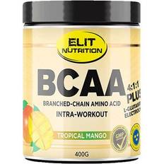 Søtningsmiddel Aminosyrer Elit Nutrition BCAA 4: 1: 1 + L-Glutamine Tropical Mango 400g
