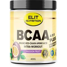 Søtningsmiddel Aminosyrer Elit Nutrition BCAA 4: 1: 1 + L-Glutamine Passion Fruit 400g
