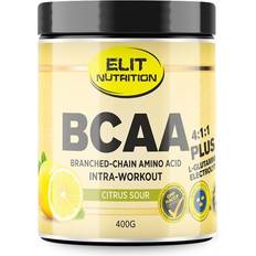 Søtningsmiddel Aminosyrer Elit Nutrition BCAA 4: 1: 1 + L-Glutamine Citrus Sour 400g