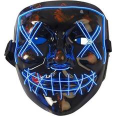 Halloween Masker Hisab Joker LED Mask with Light Effects