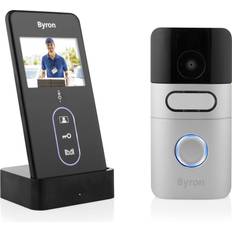 Byron DIC-24615 Wireless Video Door Intercom with Portable Monitor/Visitor Recording Function