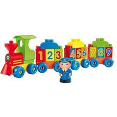 Eisenbahnen reduziert Ecoiffier Jouets Loco Numbers and Letters Abrick Building Game for Children From 18 Months Made in France, 3349