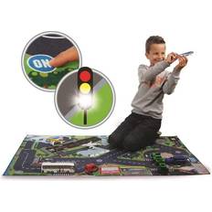 Kids Globe Spielzeuge Kids Globe KidsGlobe 570345 Airport Play Mat 72 x 120 cm with Many LEDs Including Battery