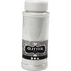 Creativ Company Glitter, white, 110 g/ 1 tub