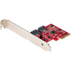 StarTech PCIe x2 - SATA Kontrollerkort StarTech 2P6GR-PCIE-SATA-CARD
