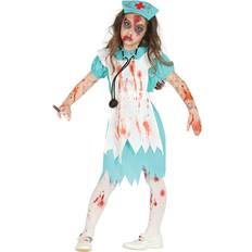 Fiestas Guirca Kids Zombie Nurse Costume