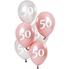 Folat 68550 Balloons Glossy Pink 50 Years