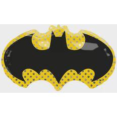 Amscan 4071501 4071501-Batman Emblem SuperShape Foil Balloon-30, Multi